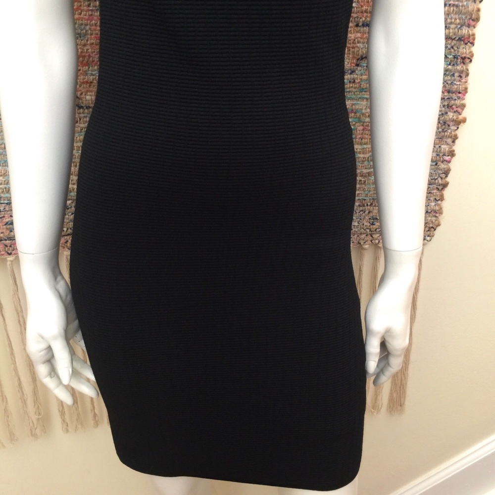 TRR Rag & Bone Black Fitted Square Back Dress XS - Picture 5 of 9